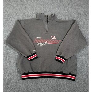 Chase Authentic Dale Earnhardt The Intimidator 1/4 Zip Pullover Sweater Sz Large